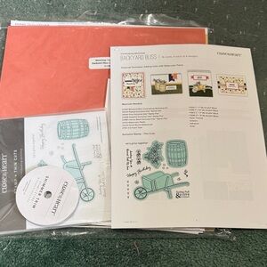 Close To My Heart Backyard Bliss Cardmaking Kit - Coral Accent